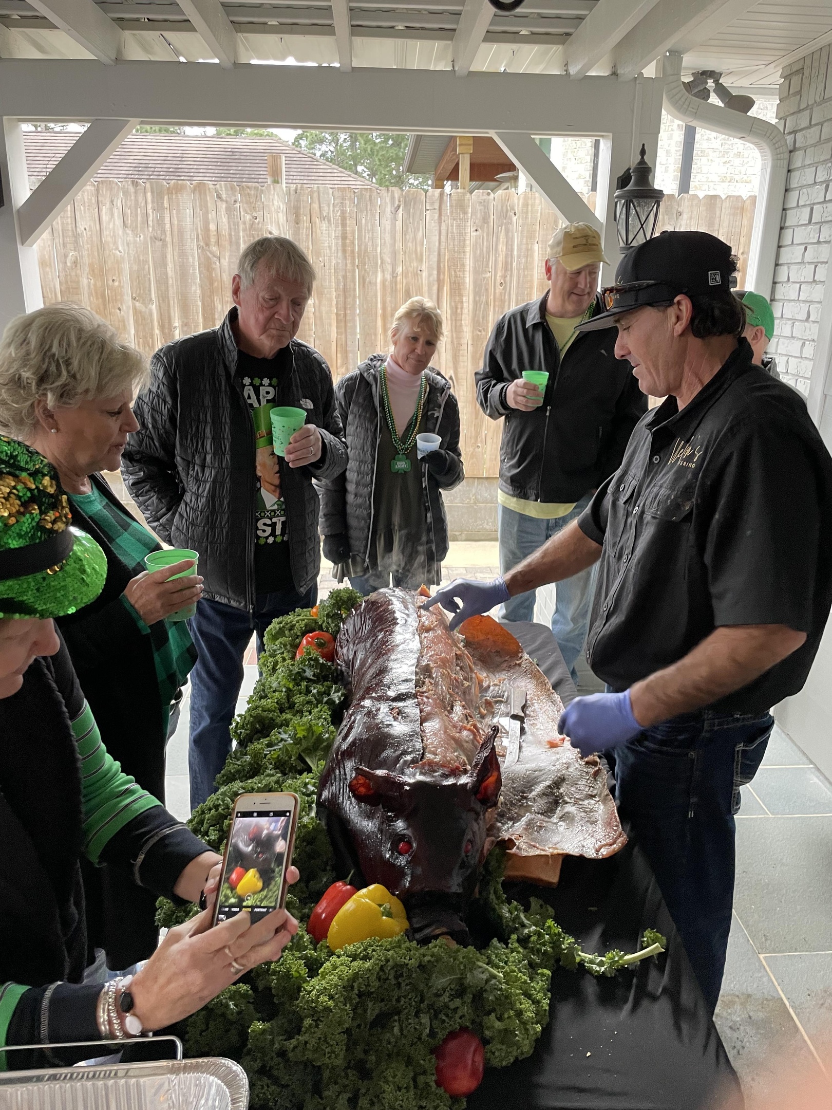 Nelsons catering, whole hog, bbq caterer, local caterer